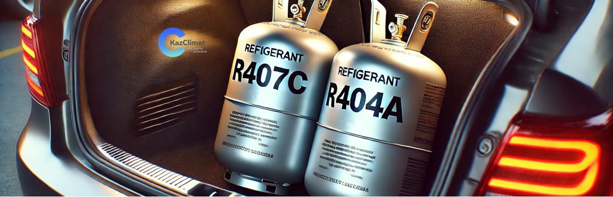 Сравнение давления и свойств фреонов R407C и R404A