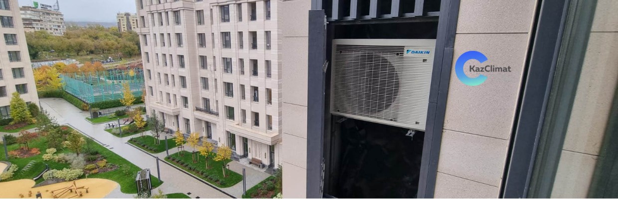 Первый этап установки мультисплит-системы Daikin в ЖК Lumiere